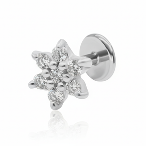Tiny Flower CZ Helix Ear EFB-3342
