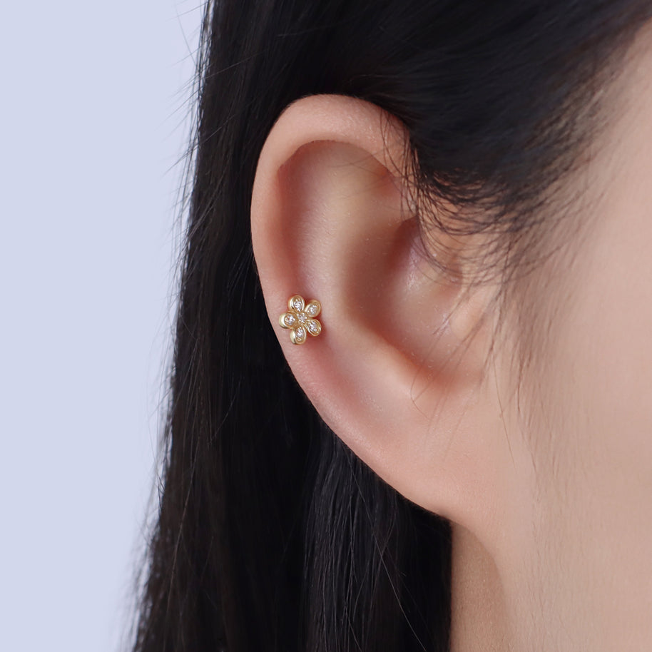 Blossom Flower Ear Piercing EFB-3405