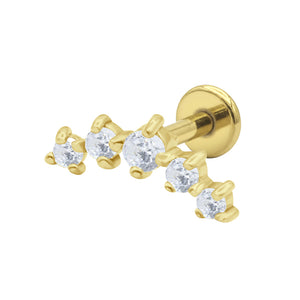 Five-Stone CZ Cartilage Earring EFB-3676