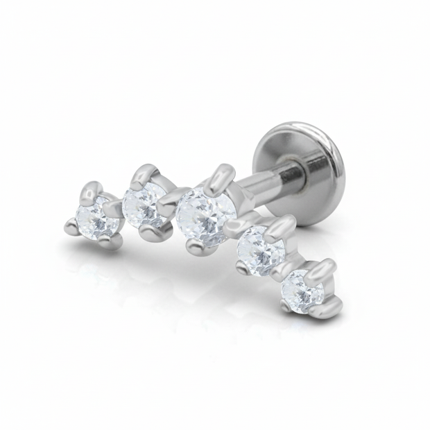 Five-Stone CZ Cartilage Earring EFB-3676