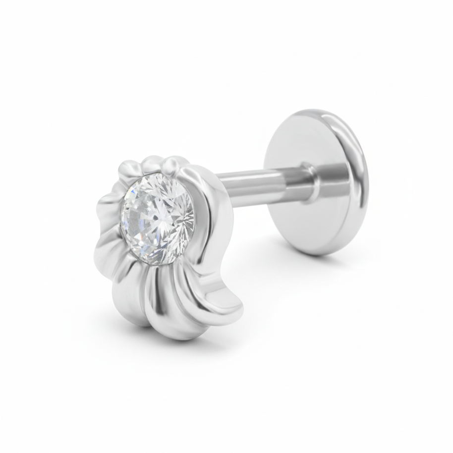 Blooming Radiance Flower Ear Piercing EFB-3695