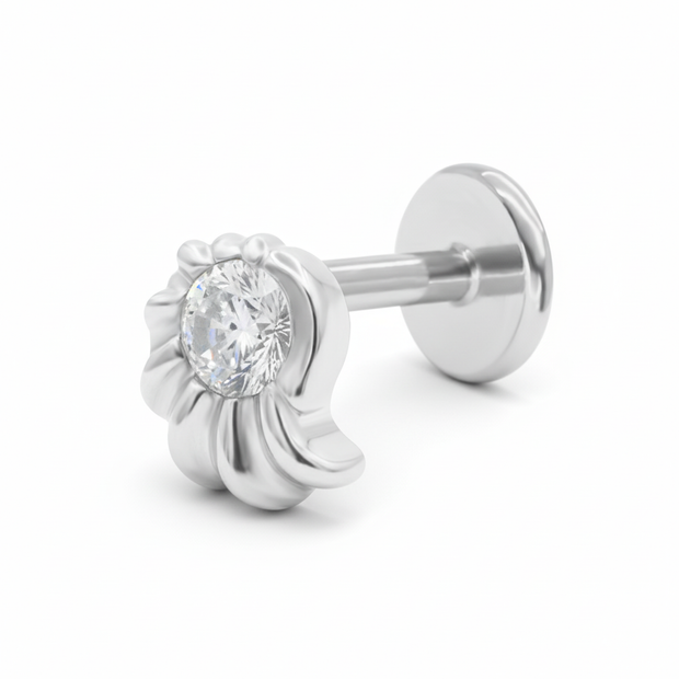 Blooming Radiance Flower Ear Piercing EFB-3695