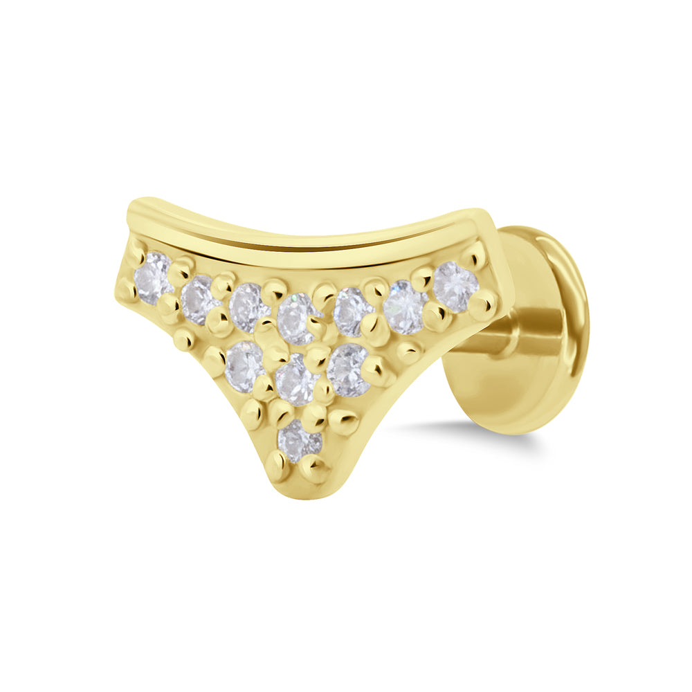 Celestial Chevron PavÃ© Helix Ear EFB-3698