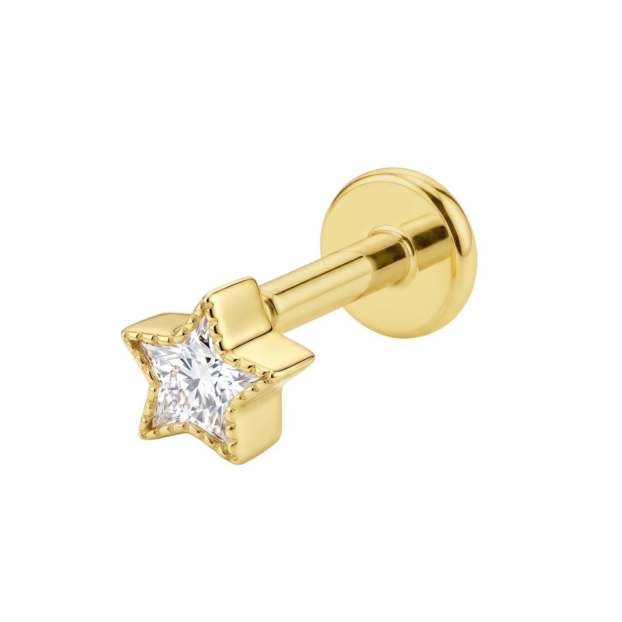 Little Star Flat Back Piercing EFB-3744