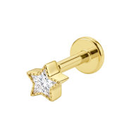 Little Star Flat Back Piercing EFB-3744