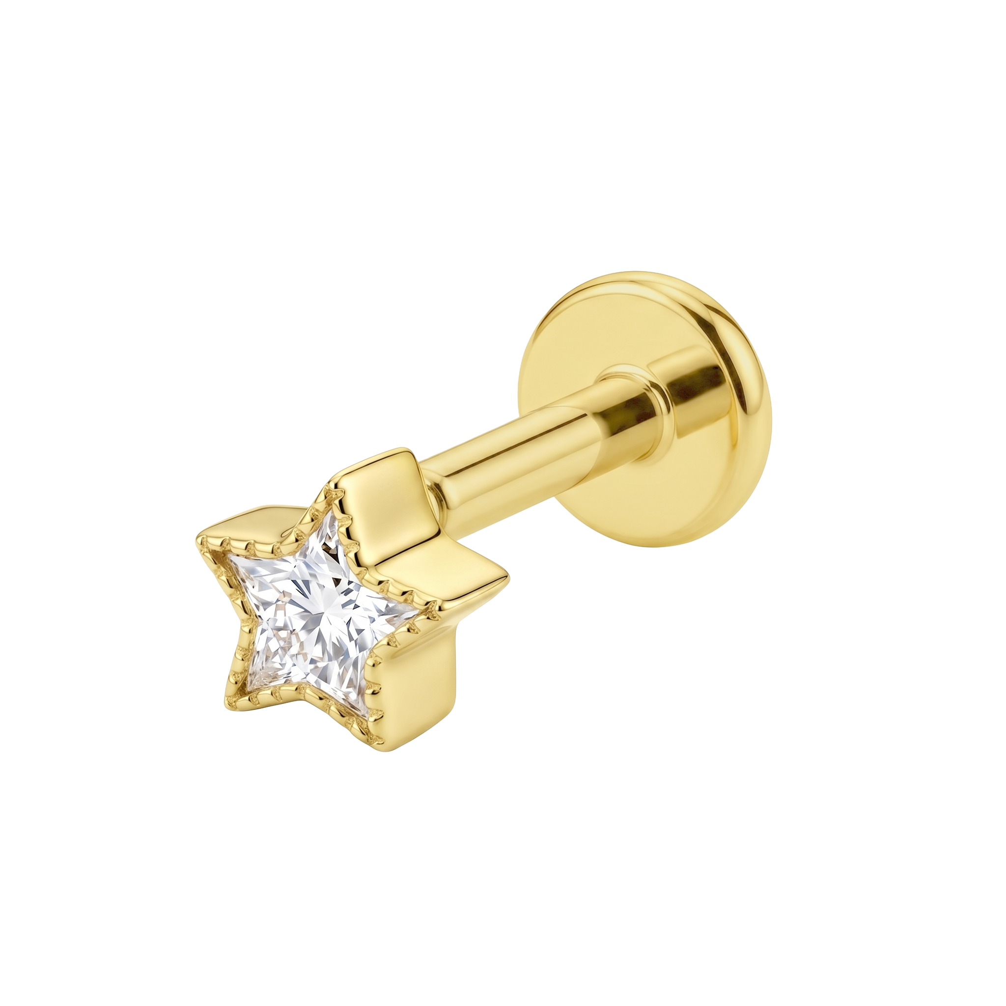 Little Star Flat Back Piercing EFB-3744