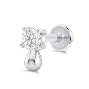 Sparkle Drop Flat Back Piercing EFB-3790