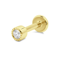 Sparkling crystal Flat Back Piercing EFB-4000