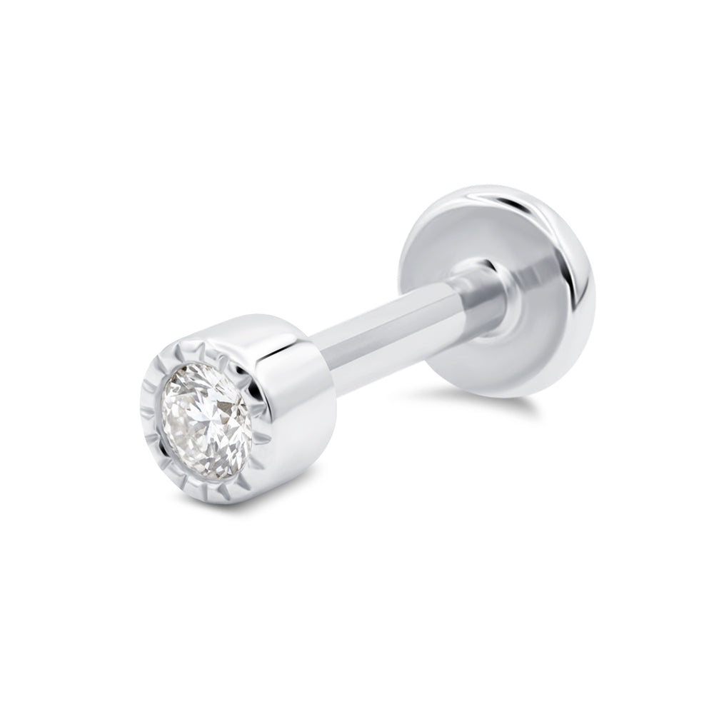 Sparkling crystal Flat Back Piercing EFB-4000