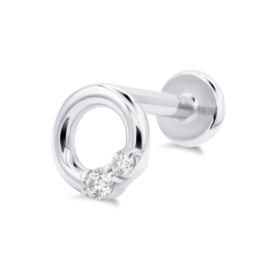 Sweet Circle Flat Back Piercing EFB-4003