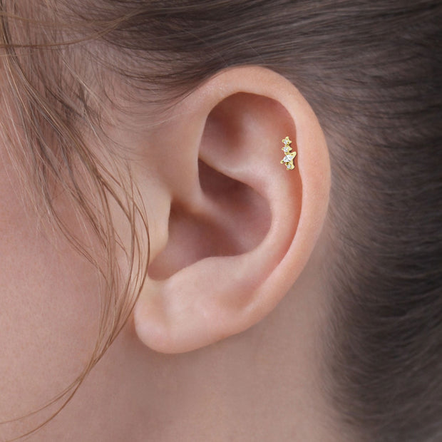 Crystal Constellation Flat Back Piercing EFB-4032