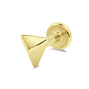 Triangle Flat Back Piercing EFB-4038