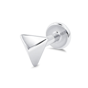 Triangle Flat Back Piercing EFB-4038