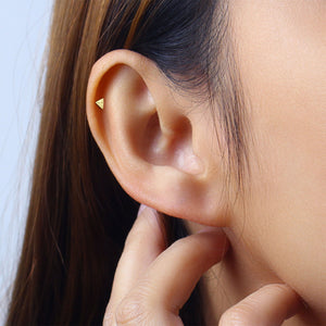 Triangle Flat Back Piercing EFB-4038