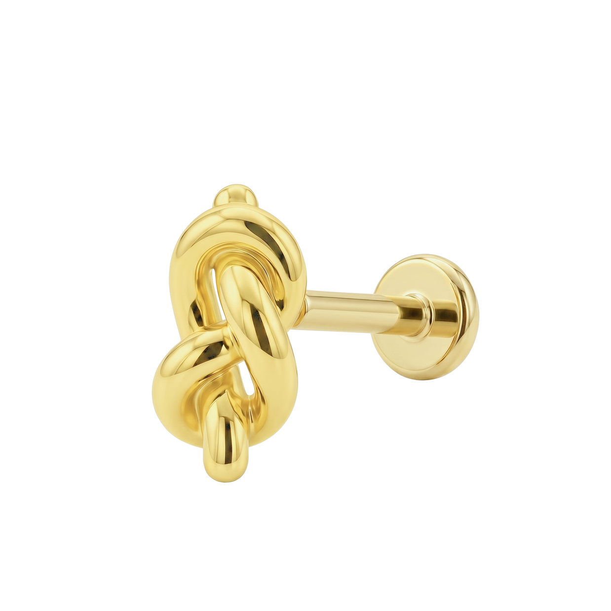 Knot Flat Back Piercing EFB-4043