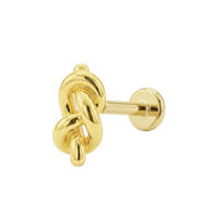 Knot Flat Back Piercing EFB-4043
