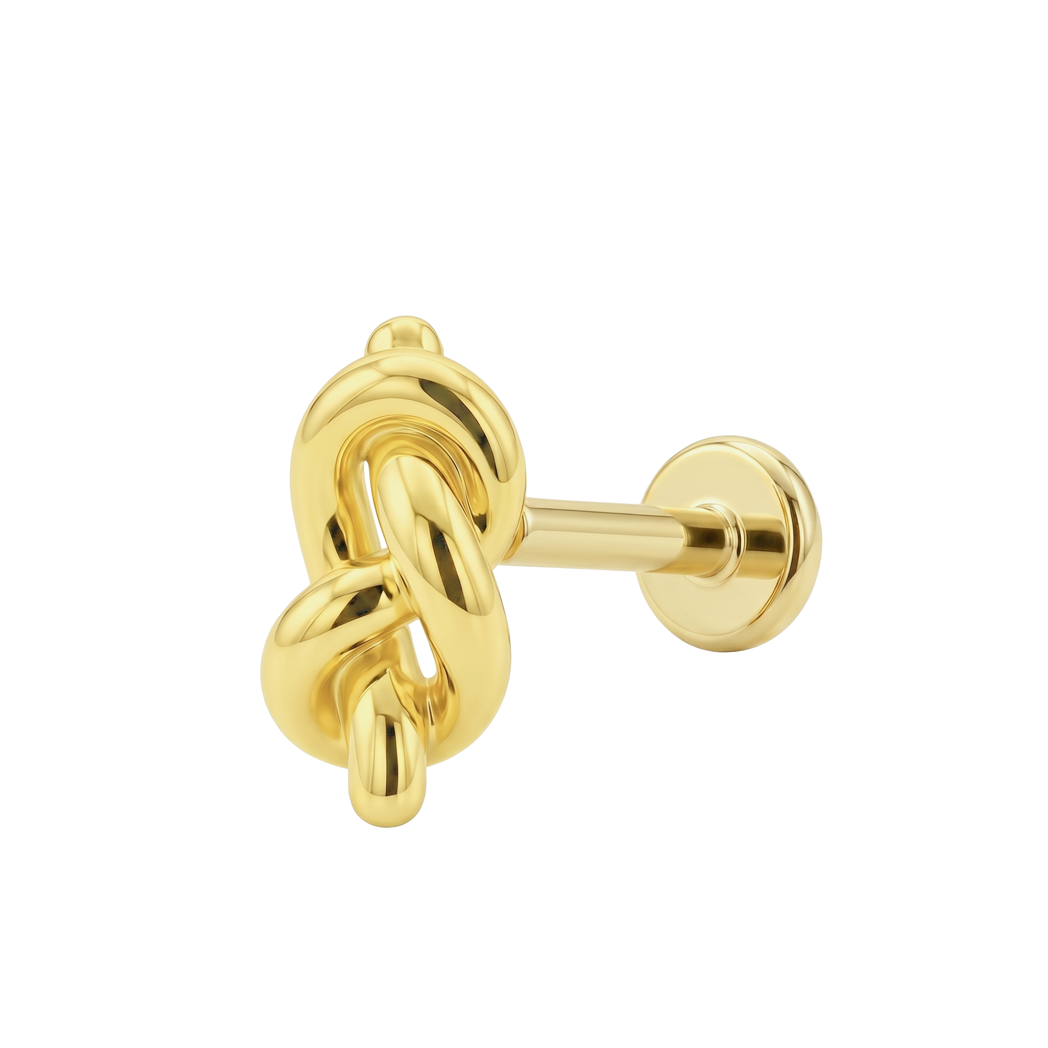 Knot Flat Back Piercing EFB-4043