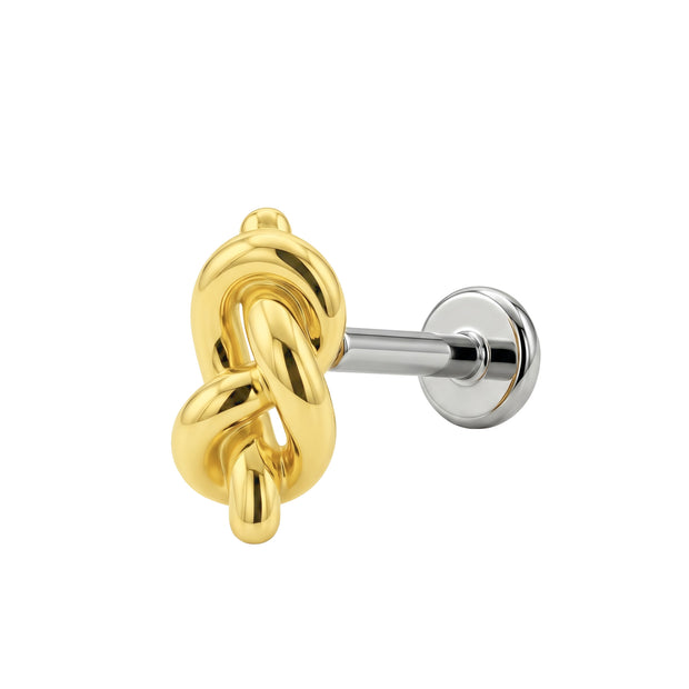 Knot Flat Back Piercing EFB-4043