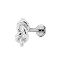 Knot Flat Back Piercing EFB-4043
