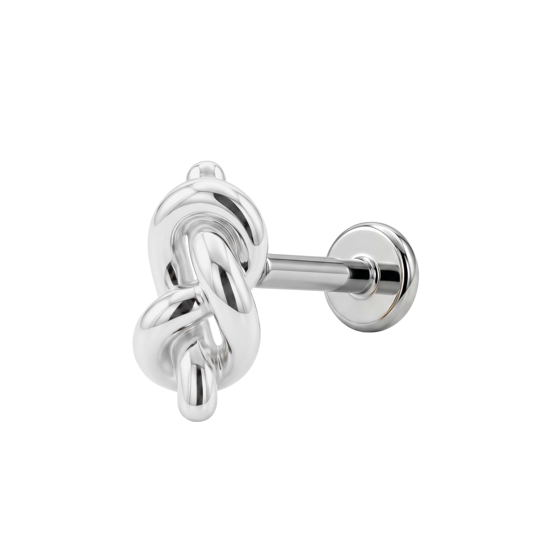 Knot Flat Back Piercing EFB-4043