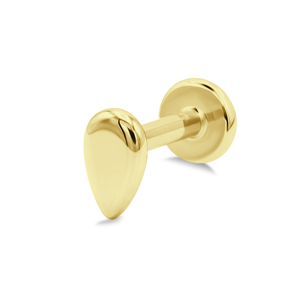 Simple Drop Flat Back Piercing EFB-4074