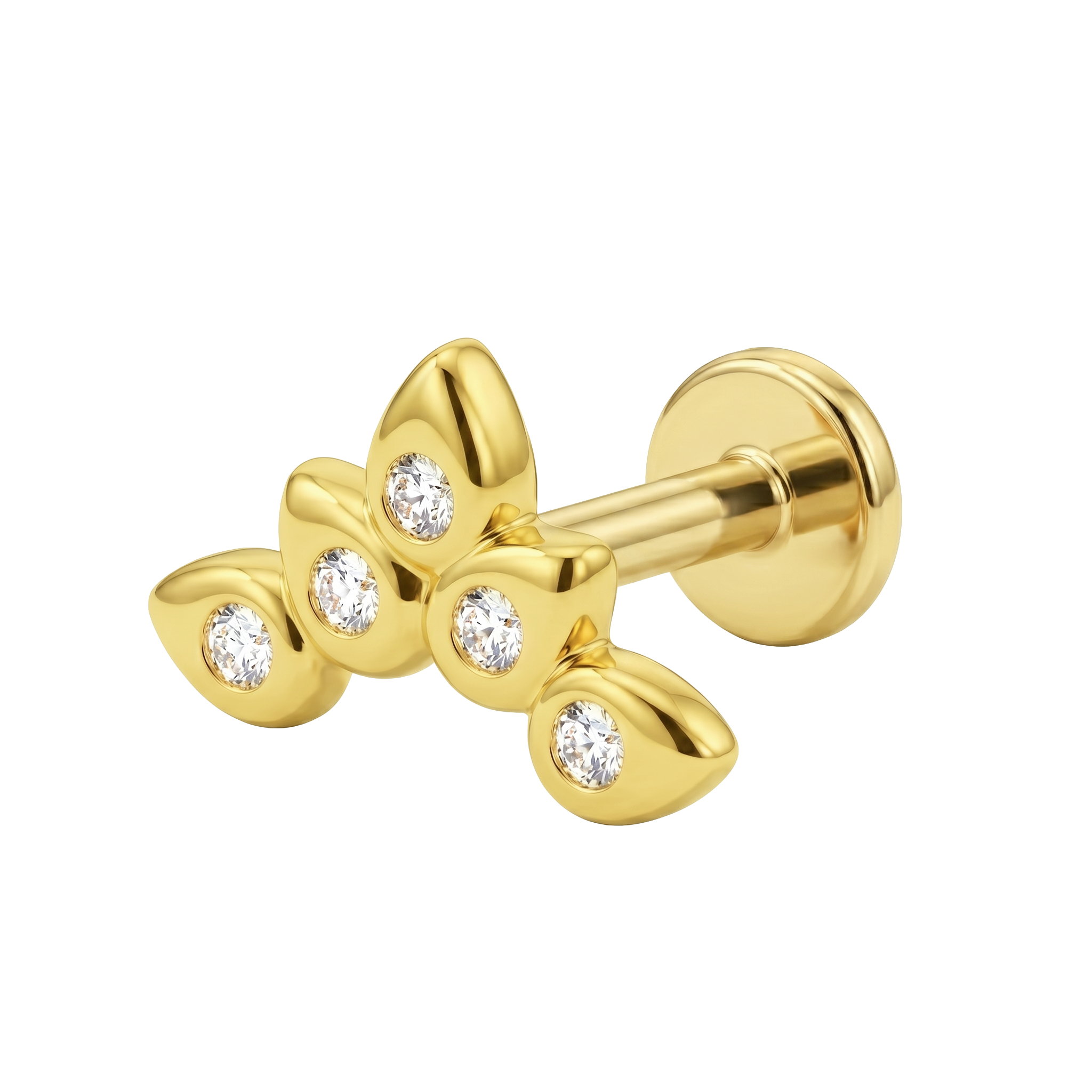 Unique Style Flat Back Piercing EFB-4110