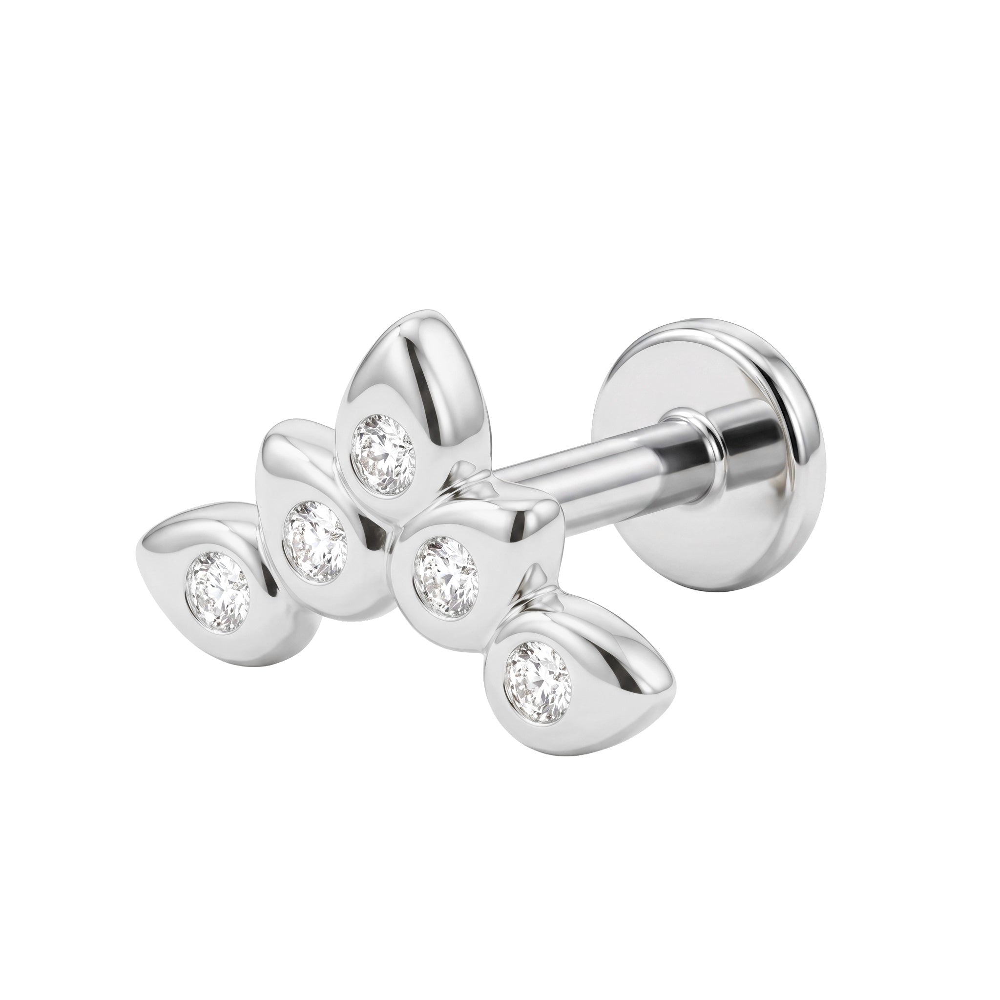 Unique Style Flat Back Piercing EFB-4110
