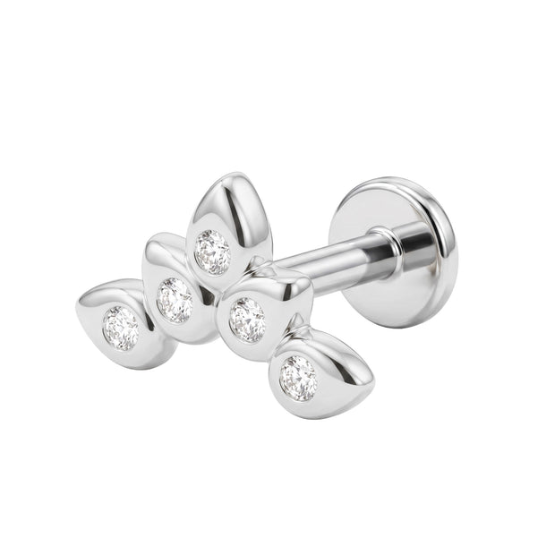 Unique Style Flat Back Piercing EFB-4110