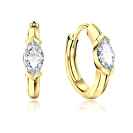 Luminous Marquise Huggie Hoop HO-1606