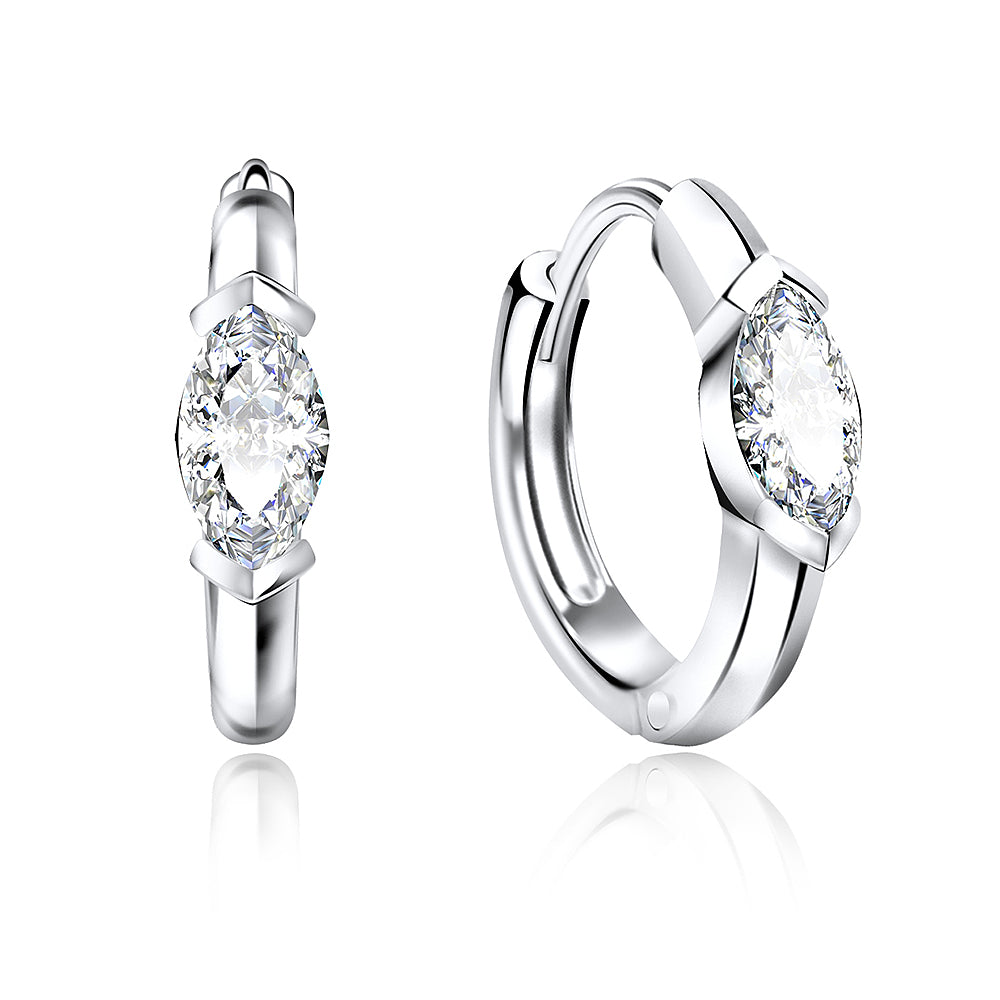 Luminous Marquise Huggie Hoop HO-1606