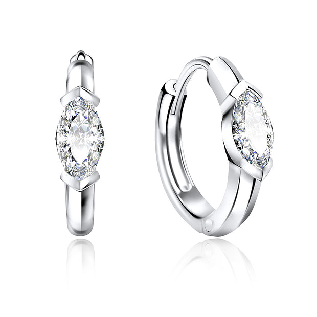 Luminous Marquise Huggie Hoop HO-1606