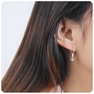 Anchored in Elegance Charm Hoop HO-1659