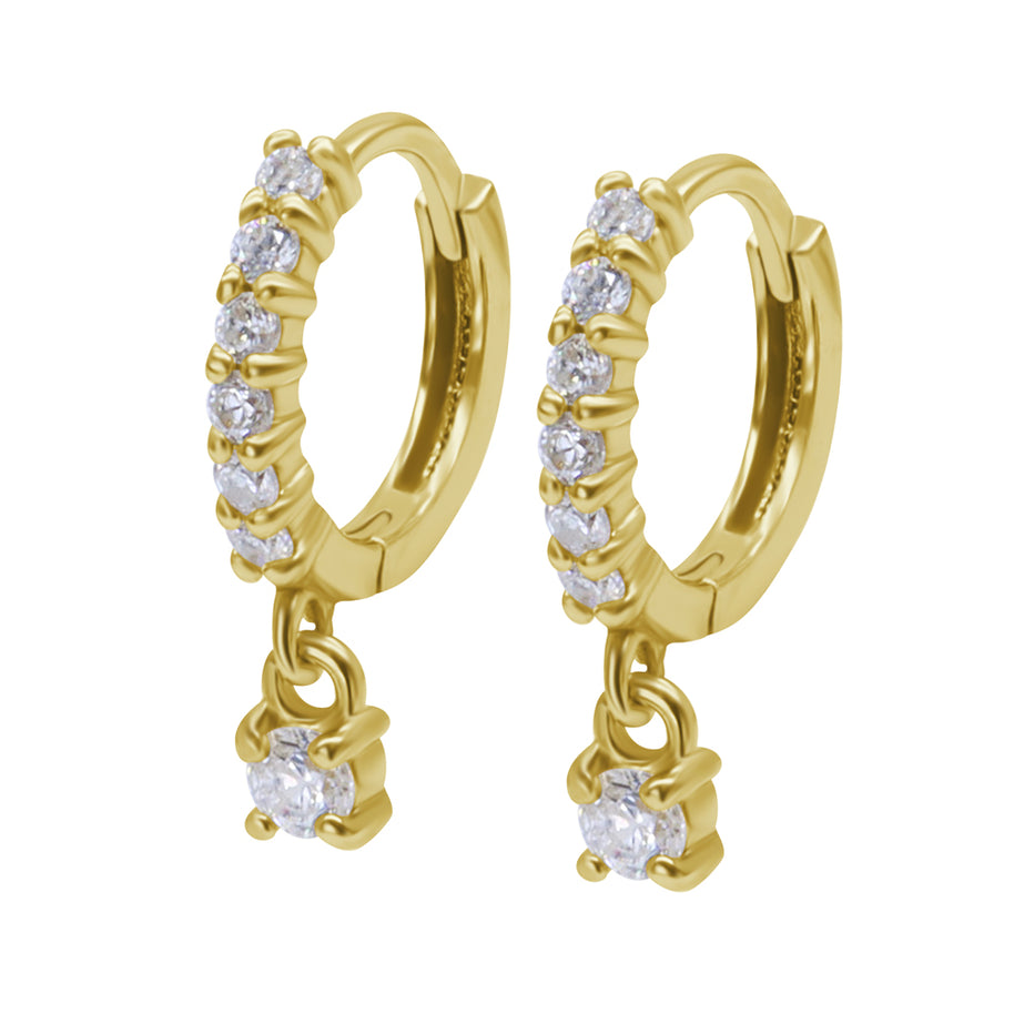 Celestial Drop Huggie Hoops HO-2676