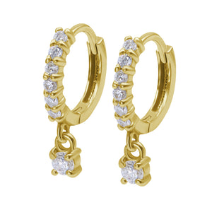 Celestial Drop Huggie Hoops HO-2676