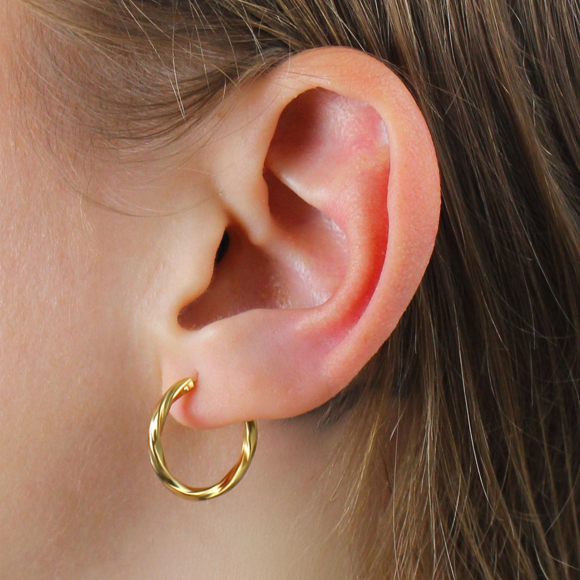 Twisted Hoop Earring HO-2758
