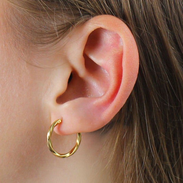 Twisted Hoop Earring HO-2758