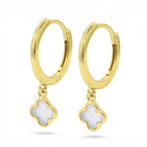 Mother Pearl Clover Charm Earring HO-2800
