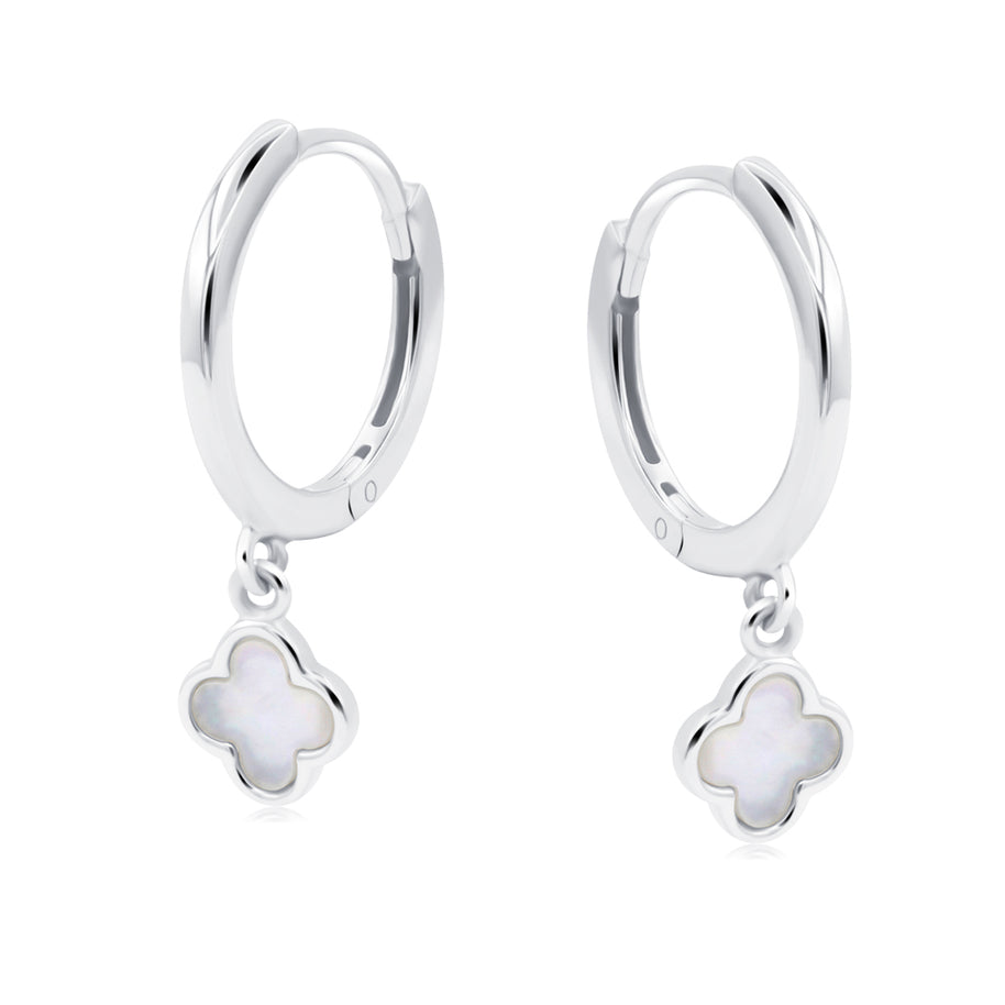 Mother Pearl Clover Charm Earring HO-2800