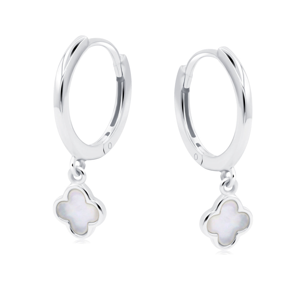 Mother Pearl Clover Charm Earring HO-2800