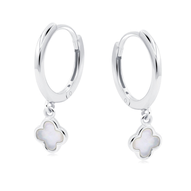 Mother Pearl Clover Charm Earring HO-2800