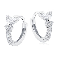 Dainty Butterfly Hoop Earring HO-2836