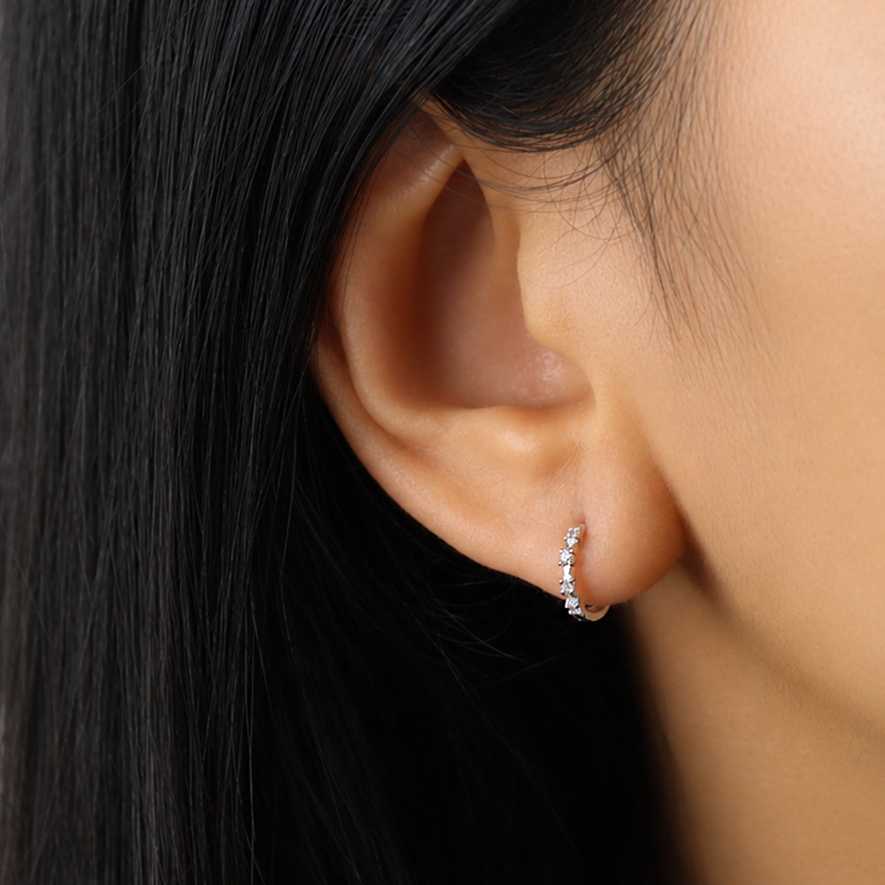 Luna Shine Hoop Earring HO-2846
