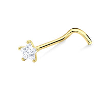 Shining Stars Curved Nose Stud NSKB-1922