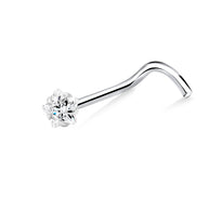 Little Star Shaped Curved Nose Stud NSKB-1936