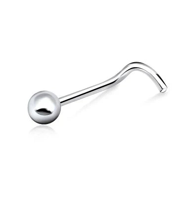 2mm Ball Curved Nose Stud NSKB-62