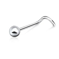 2mm Ball Curved Nose Stud NSKB-62