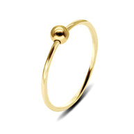 Silver Ball Nose Ring NSKR-1001