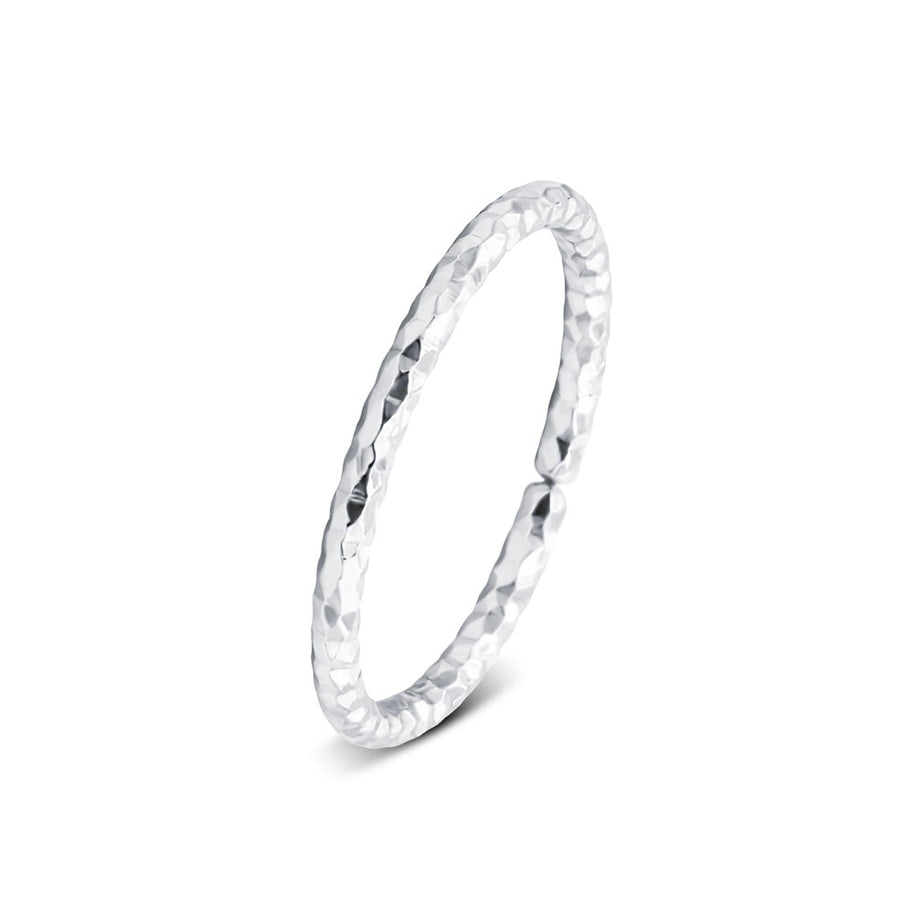 Hammered Texture Nose Ring NSKR-1083