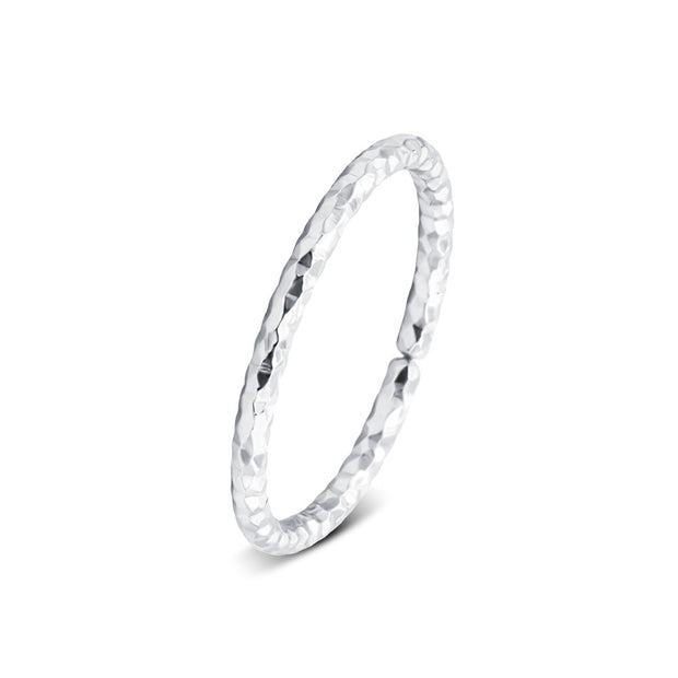 Hammered Texture Nose Ring NSKR-1083