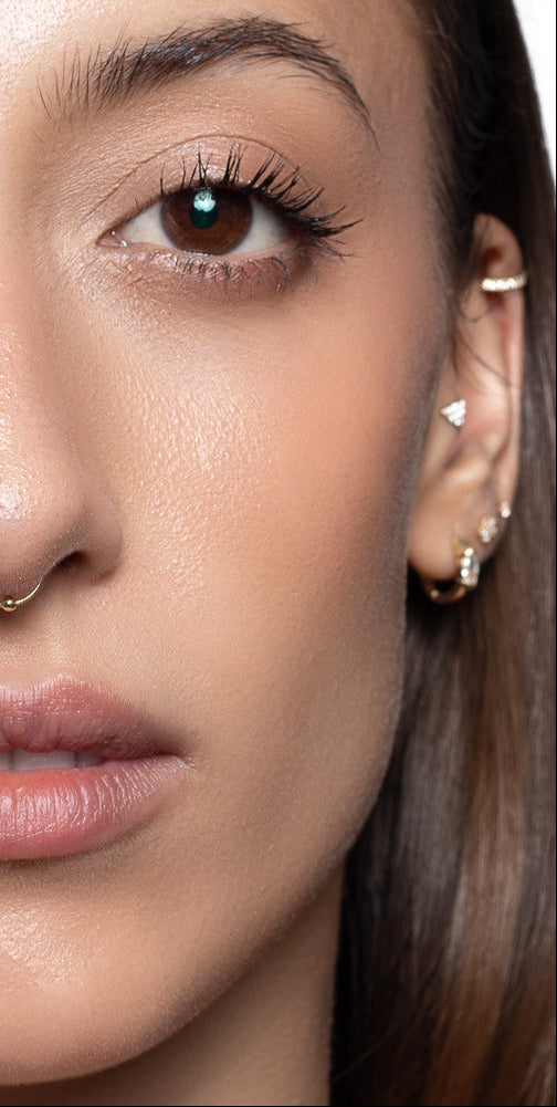 Twisted Band with Ball Nose Ring NSKR-67